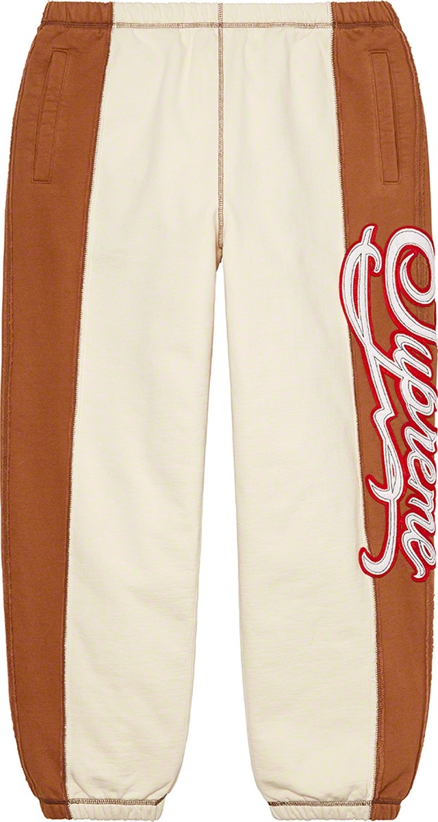 Paneled Script Sweatpant view 7